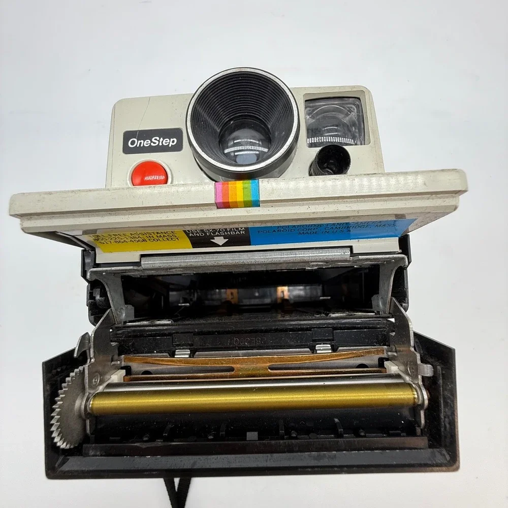 Vintage Polaroid OneStep‎ Land Camera Instant Film Camera with flash Rainbow
